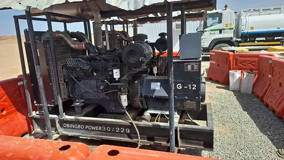 Groupe électrogène diesel pour la construction