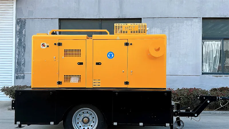 Unité mobile de générateur d’énergie et de pompe de drainage