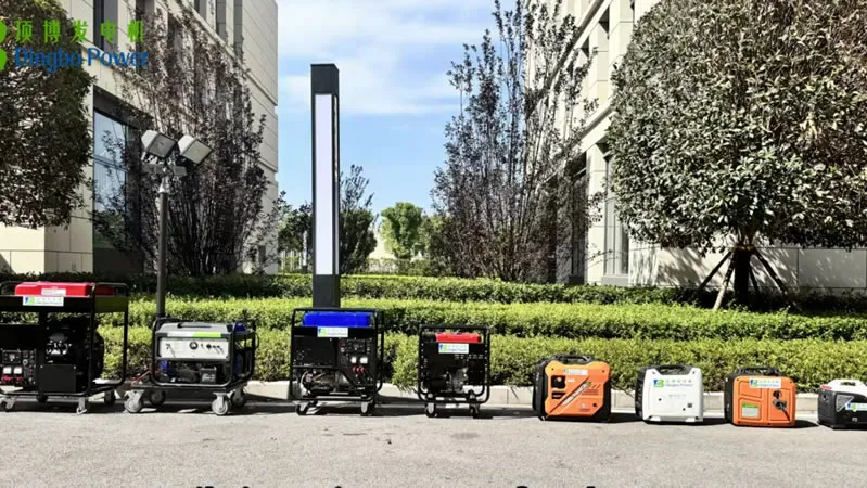 Générateur à essence pour tour d'éclairage de 5 kW