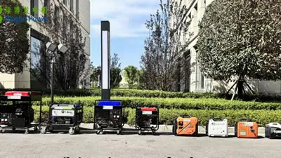 Générateur à essence pour tour d'éclairage de 5 kW
