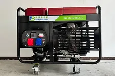 Groupes électrogènes diesel à refroidissement par air et châssis ouvert de 10 kW à 20 kW (deux cylindres)